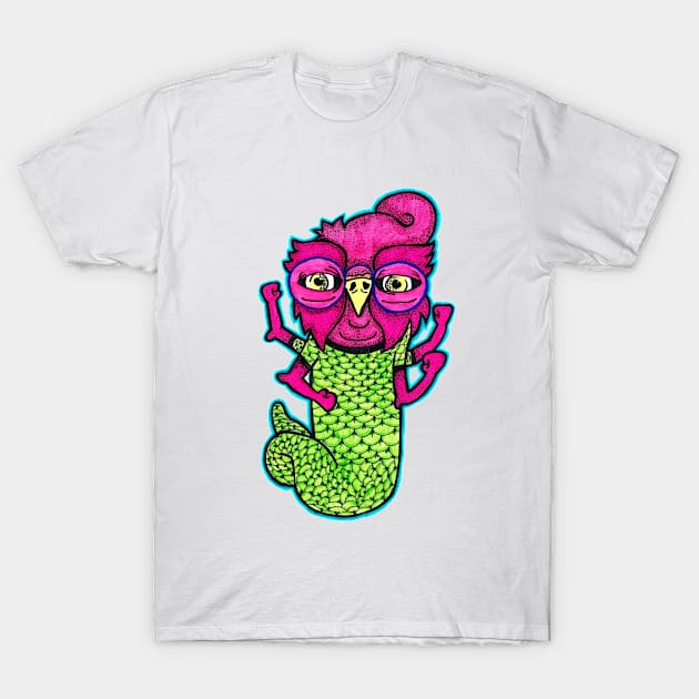 Búho sirena T-Shirt by etznab